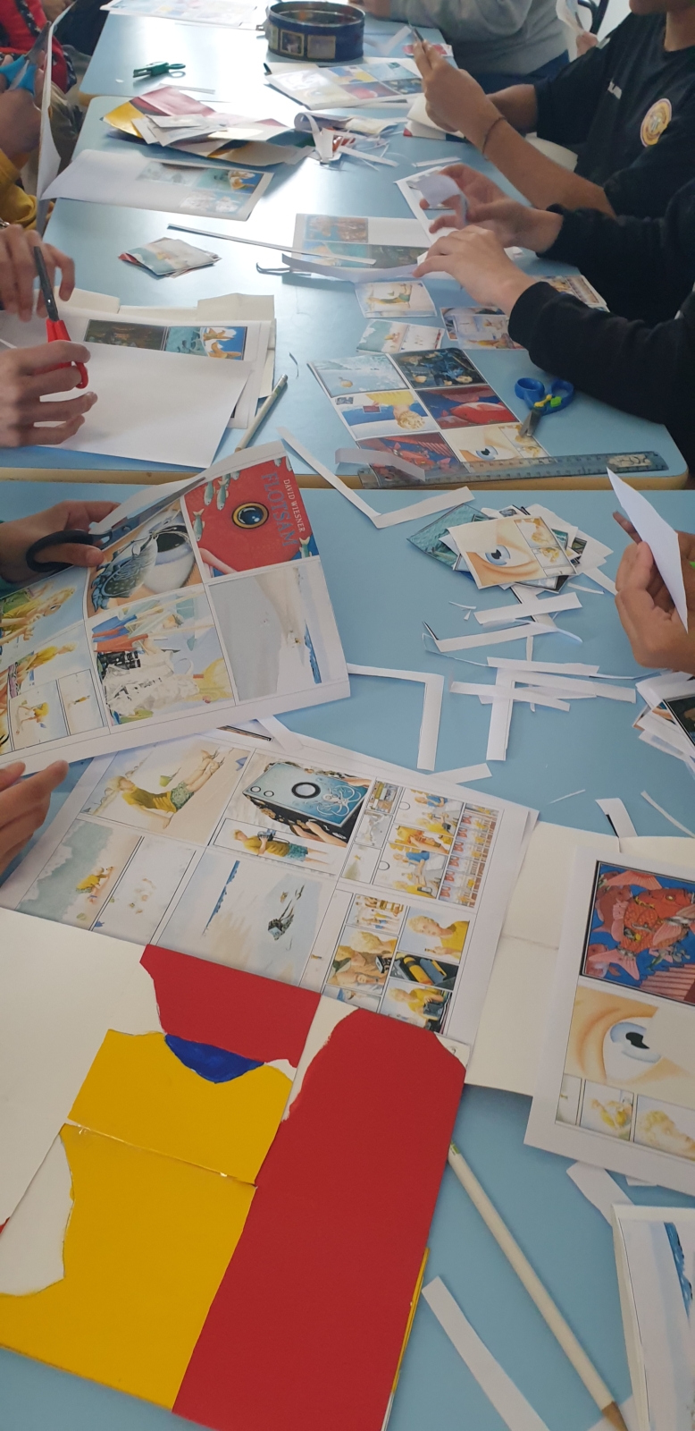 Crianças numa atividade